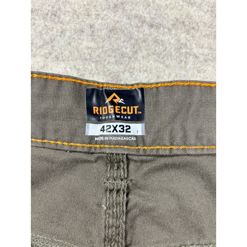 Ridgecut Toughwear Ultratough Canvas Utility Pants 42x32 Cordura Relaxed Fit - Picture 5 of 8